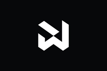 WD logo letter design on luxury background. DW logo monogram initials letter concept. WD icon logo design. DW elegant and Professional letter icon design on black background. W D DW WD
