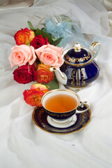 Flowers And Tea