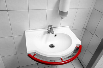 Modern handicapped bathroom