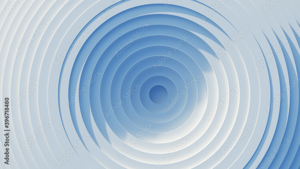 Poster abstract background with circles in waves