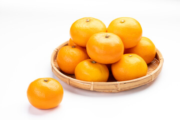 みかん 白バック