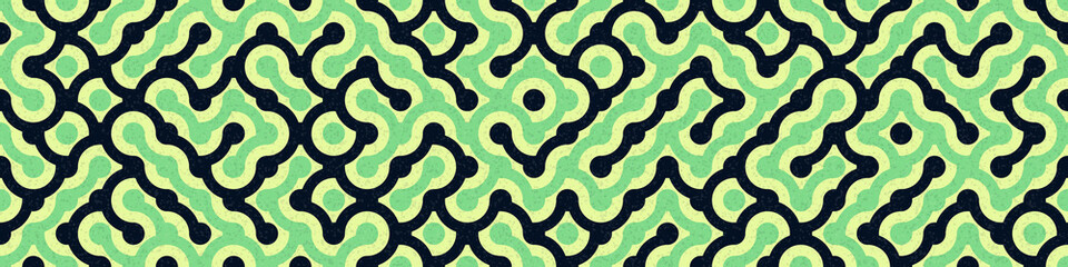 Abstract Geometric Pattern generative computational art illustration