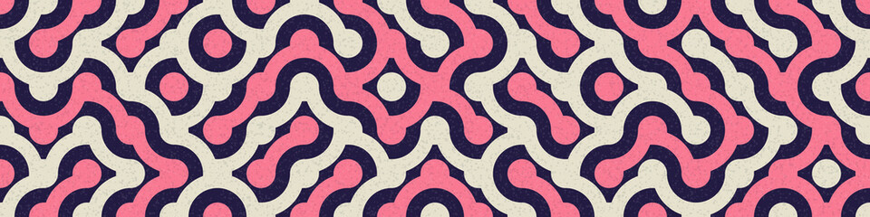 Abstract Geometric Pattern generative computational art illustration