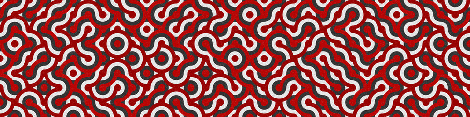 Abstract Geometric Pattern generative computational art illustration