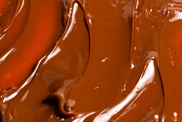 Sweet caramel pattern, top view.