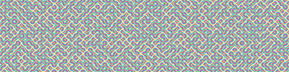 Abstract Geometric Pattern generative computational art illustration