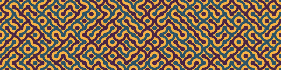 Abstract Geometric Pattern generative computational art illustration