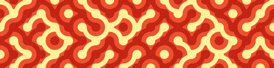 Abstract Geometric Pattern generative computational art illustration