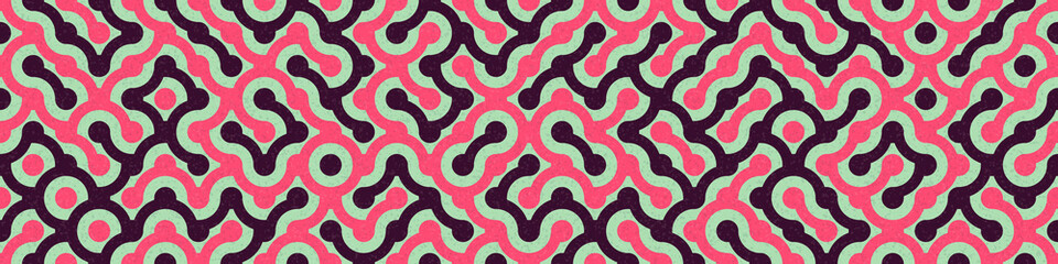 Abstract Geometric Pattern generative computational art illustration