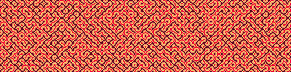 Abstract Geometric Pattern generative computational art illustration