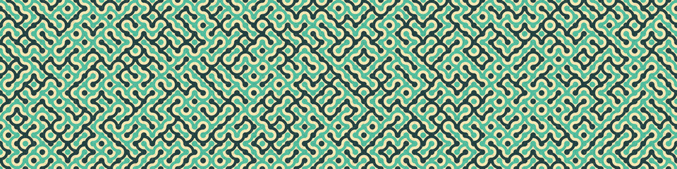 Abstract Geometric Pattern generative computational art illustration