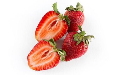 Strawberry isolated on white background