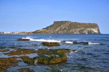 성산일출봉, 제주도, 바닷가, 화산