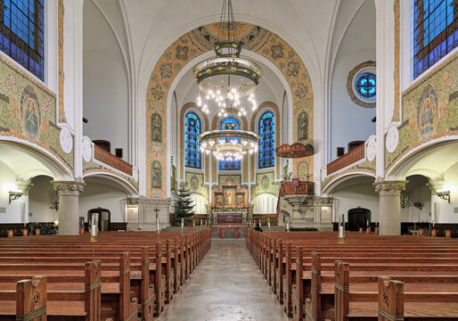 Interior of St. John's Church (Sankt Johannes kyrka) in Malmo, Sweden