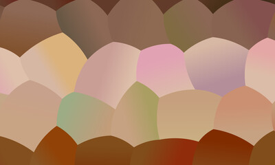 Creative Brown polygonal background, digitally created