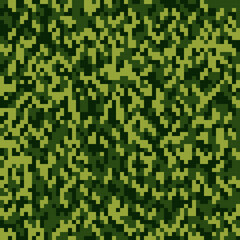 Grass texture pixel art. Vector picture.