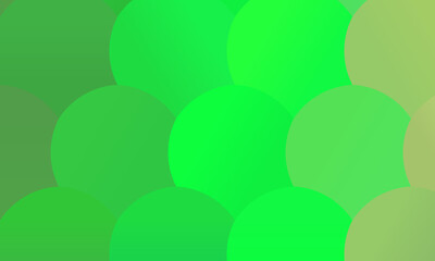 Positive Light green and lemon yellow circles background, digitally created