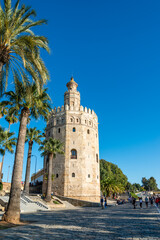 Fototapeta na wymiar Torre del Oro, Séville