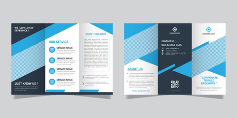 Tri-Fold Brochure Design for your Company, Corporate, Business, Advertising, Marketing, modern and unique brochure template