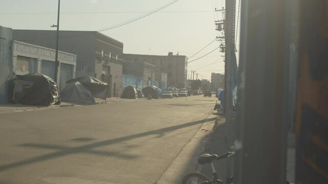 Skid Row Los Angeles Homeless