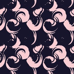 Pink Brush Strokes Seamless Pattern Background