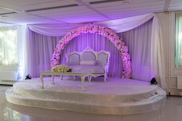 interior of a wedding venue