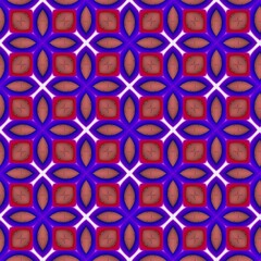 colorful symmetrical repeating patterns for textiles, ceramic tiles, wallpapers and designs. seamless image.