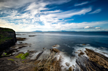 Clouds over the sea near Sligo, Co Sligo, Rep of Ireland