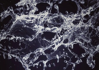 抽象的な水飛沫