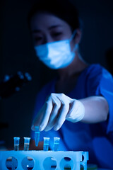 Illustration from research for genomic medicine or gene therapy.