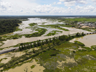 view of the river