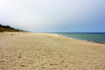 Sandy coast of the Baltic Sea