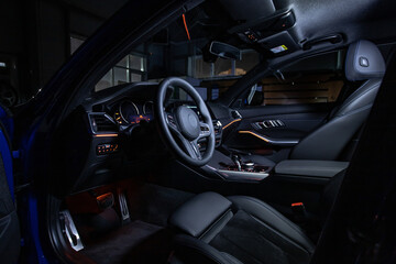 Obraz na płótnie Canvas interior of a car