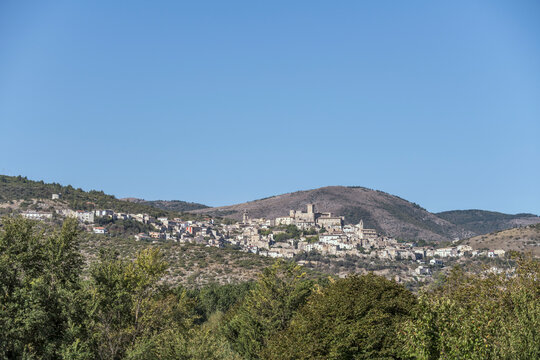 Capestrano hilltop village, Abruzzo, Italy