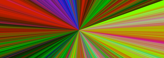 bright geometric background. colorful rays going to the center. texture with colored lines. rainbow surface. multicolored creative canvas