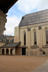 abbey church of the former toussaint abbey in angers (france)