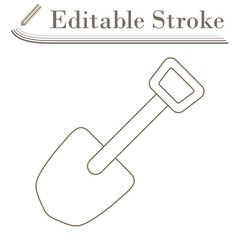 Icon Of Camping Shovel