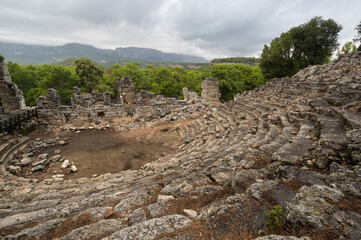 Fototapeta na wymiar Ruins of Phaselis, Turkey