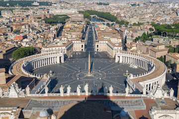 Saint Peters Square in Rome