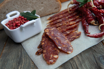 chorizo cured sausage