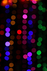glitter vintage lights background and texture. defocused bokeh effect of Abstract blurred background 
