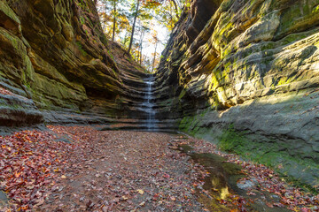 Starved Rock State Park view in Illinois of USA