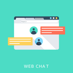 
Customer Service Flat Vector Icon
