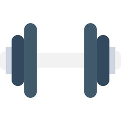 
Dumbbells Flat vector Icon
