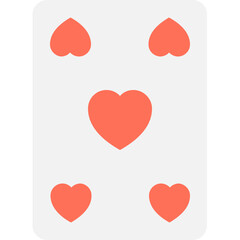 
Poker Card Flat vector Icon
