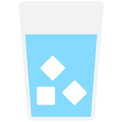 Fototapeta premium Wine Glass Flat vector Icon 