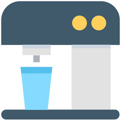 
Coffee Machine Flat vector Icon
