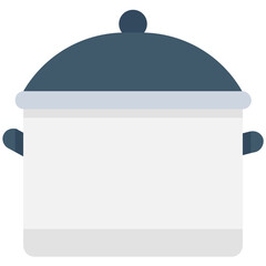 
Cooking Pan Flat vector Icon
