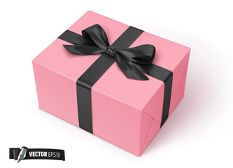 Paquet cadeau vectoriel sur fond blanc