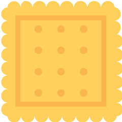 
Biscuit Flat vector Icon
